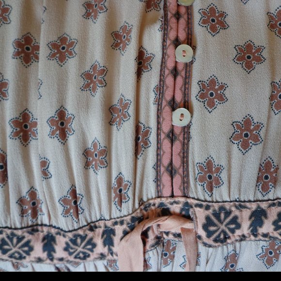 FIRM NWOT SPELL LIONHEART SUNDOWN GOWN XS Floral - Picture 12 of 16